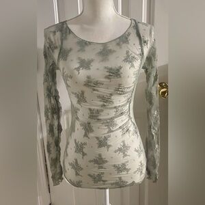 Free People- Lady Lux Sheer Layering Top